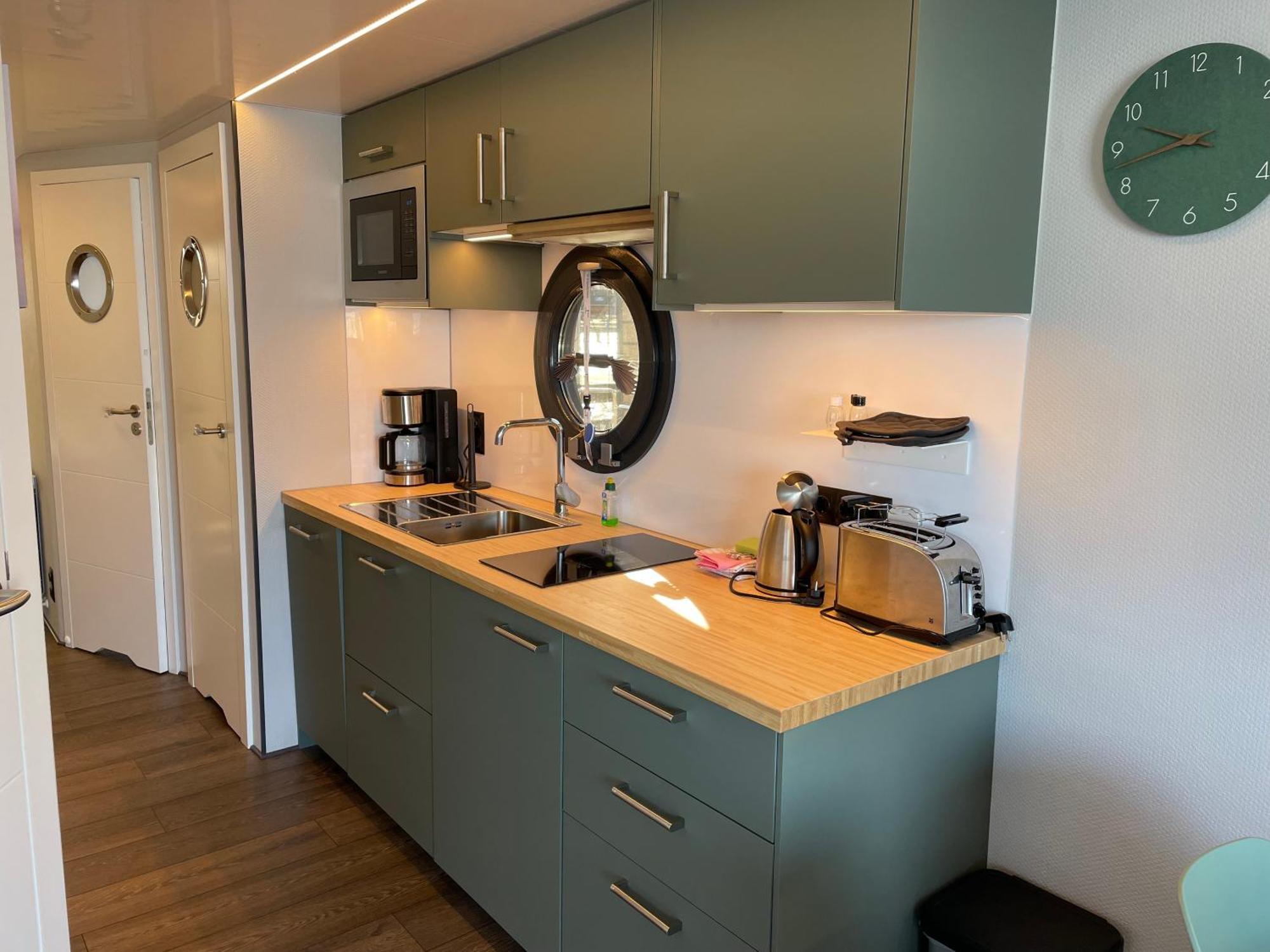 Hausboot Fjord Baltica Mit Dachterrasse In Barth Hotell Eksteriør bilde