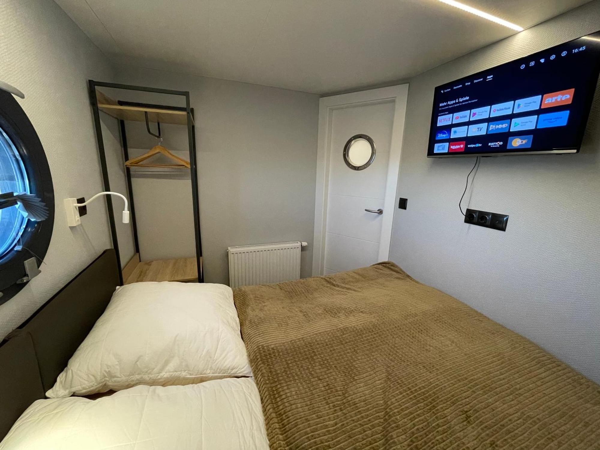Hausboot Fjord Baltica Mit Dachterrasse In Barth Hotell Eksteriør bilde