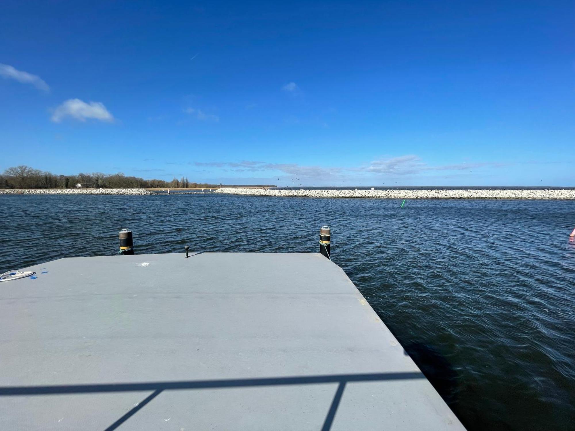 Hausboot Fjord Baltica Mit Dachterrasse In Barth Hotell Eksteriør bilde