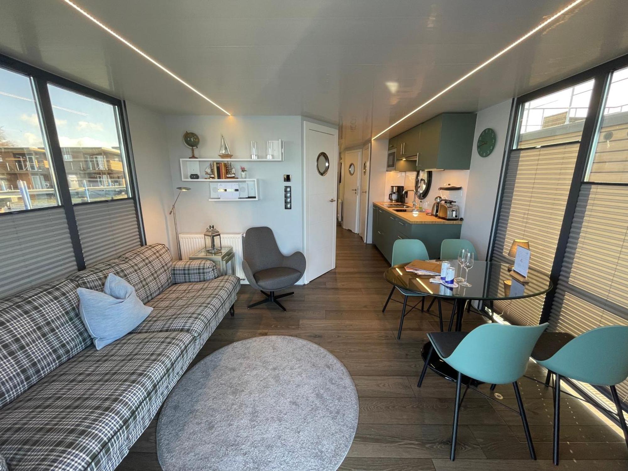 Hausboot Fjord Baltica Mit Dachterrasse In Barth Hotell Eksteriør bilde